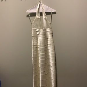 BCBGMaxazaria Halter Tiered Dress
